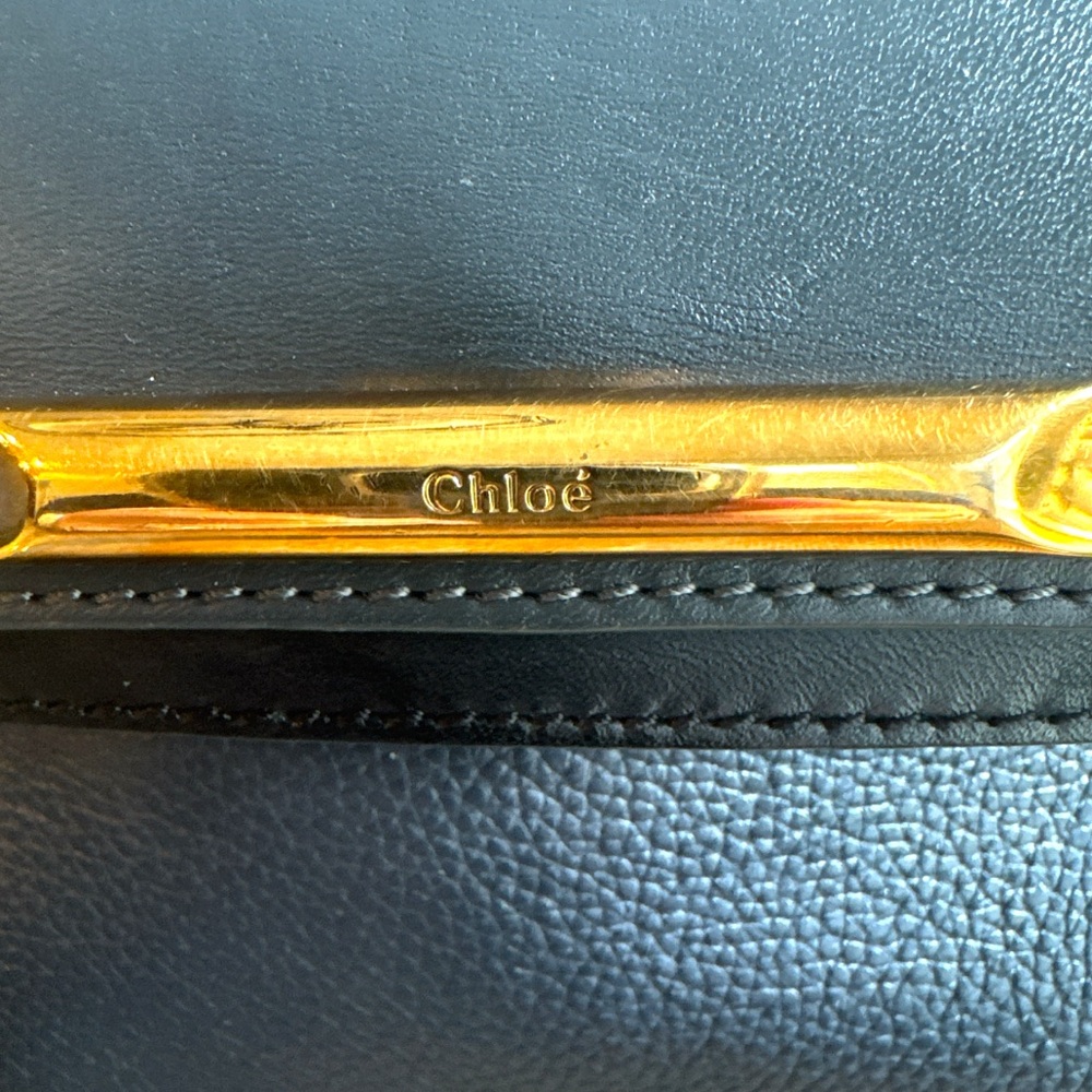 Chloe Clare Navy Mini Crossbody Bag - Picture 5 of 8